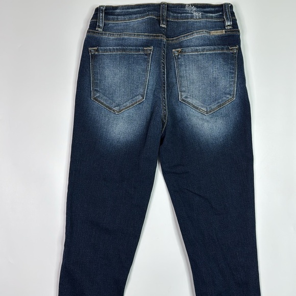 KanCan Signature Skinny Distressed Dark Wash Jeans Size 26 - Picture 4 of 11